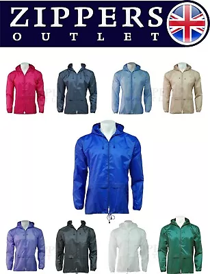 Buy Brand New Lightweight Unisex Kagoul Rain Coat Jacket Mac Kagool Cagoule XS- 6XXL • 9.99£