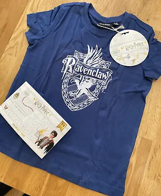 Buy Harry Potter Ravenclaw Kids T-Shirt Age 5-6 Years Blue BNWT • 3£