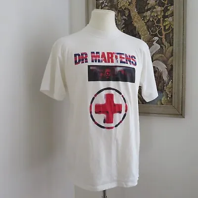 Buy Dr Martens Retro Vintage T Shirt 'England + Cross' Print • 45£