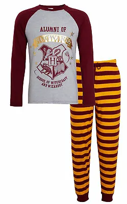 Buy Mens Harry Potter Pyjamas Alumni Hogwarts PJs Gryffindor T-Shirt + Lounge Pants • 22.95£
