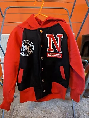Buy New York Athletic Hoody Red And Black Size 5/6 Years • 8£