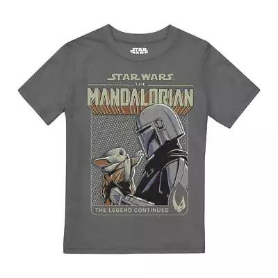 Buy Star Wars Boys T-shirt Grogu Legend Continues Top Tee 7-13 Years Official • 11.99£