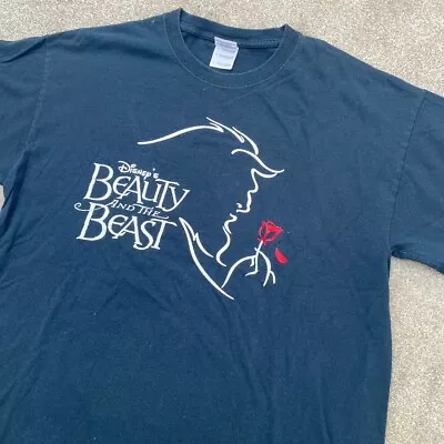 Buy Walt Disney Beauty And The Beast Drama T Shirt Gildan Large  • 10£