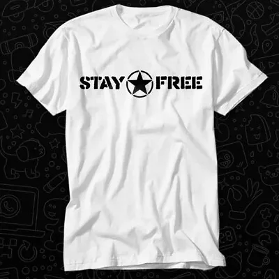 Buy The Clash Punk Rock Mens Anarchy Liberty Stay Free Strummer Jones T Shirt 346 • 6.35£