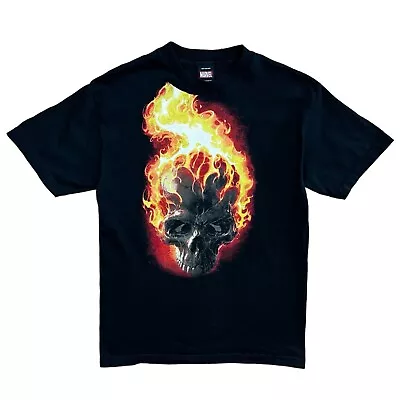 Buy MARVEL MAD ENGINE T Shirt Ghost Rider Vintage Black Comic Graphic Medium  • 39.95£