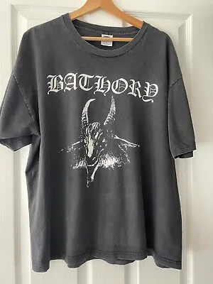 Buy Bathory T Shirt Vintage XL Black Metal • 60£