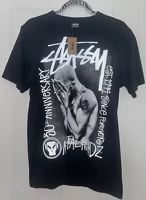 Buy Stussy X Metalheadz 30 Goldie T- Shirt Black - Size Small 100% Authentic NEW • 55£