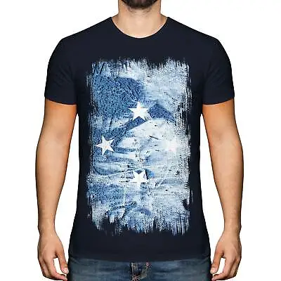 Buy Micronesia Grunge Flag Mens T-shirt Tee Top Football Gift Shirt Clothing Jersey • 9.95£
