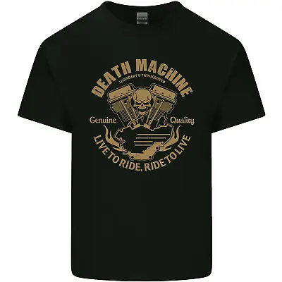 Buy Death Machine Biker Motorcycle Motorbike Mens Cotton T-Shirt Tee Top • 11.75£
