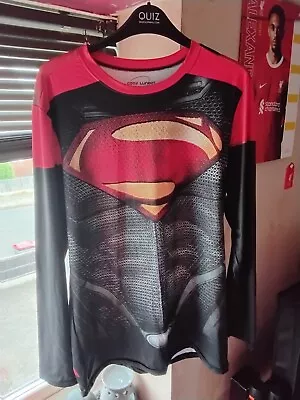 Buy Cody Lundin Sport Superman Long Sleeve Training T Shirt Size Xxl  • 10.99£