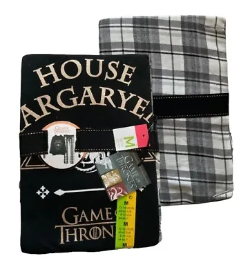 Buy Game Of Thrones House Targaryen Ladies Women Pyjamas Set Black Primark • 18.99£