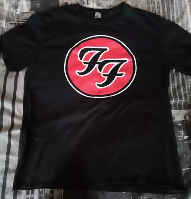 Buy Foo Fighters Logo T Shirt Black Soft Style M (38  Chest)gildan • 7.99£