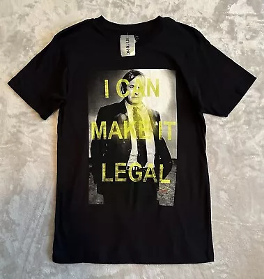 Buy Better Call Saul I Can Make It Legal Graphic S/S Tee T-Shirt Small Black New NWT • 12.20£