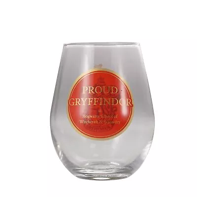 Buy Harry Potter Glass Tumbler - 325ml - Proud Gryffindor - Drinking Glass Merch • 8.84£