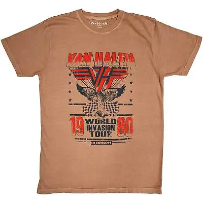 Buy Van Halen World Invasion Official Tee T-Shirt Mens • 17.13£