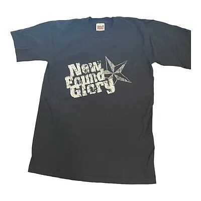 Buy New Found Glory Youth Large Y2K Pop Punk Band Shirt Black Star • 8.01£