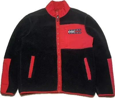 Buy Mens Tommy Jeans 6.0 Flag Sherpa Full Zip Fleece Jacket Size M • 29.99£
