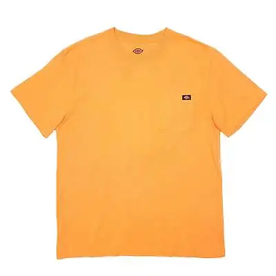 Buy DICKIES Orange T Shirt Tee Pocket Work Wear Short Sleeve Cotton Mens L • 17.99£