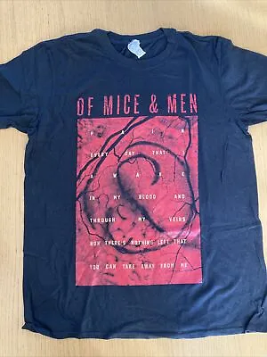 Buy Of Mice And Men Pain T Shirt Large • 8.50£