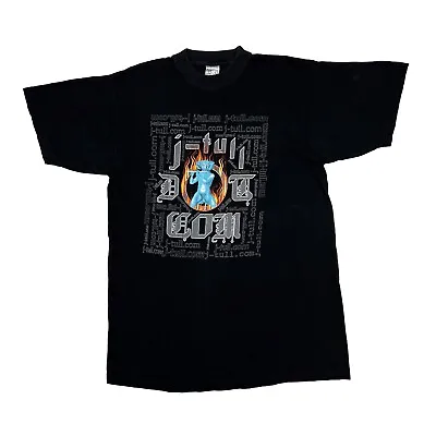 Buy BG (1999) JETHRO TULL “J-Tull Dot Com” Blues Hard Rock Band Tour T-Shirt Large • 39.99£