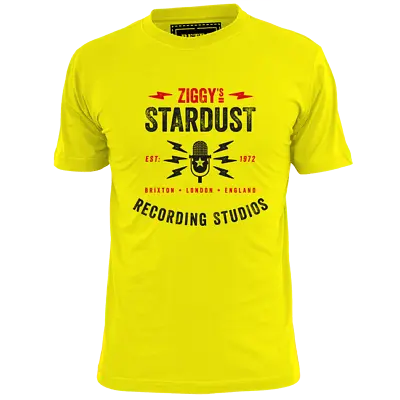 Buy Mens Ziggy Stardust Recording Studio Rock T Shirt Hendrix Morrison Stones Bowie • 10.99£