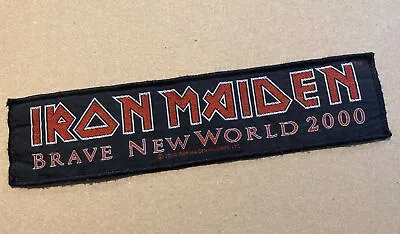 Buy Iron Maiden : Brave New World 2000 Strip Patch - Used - Merch - Heavy Metal • 24.95£