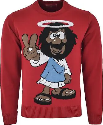 Buy Happy Jesus Christmas Jumper Knitted Top Small To 7XL Xmas Jumpers-200 • 15.95£