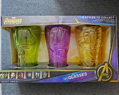 Buy Meta Merch Marvel Infinity Stone Glasses - Hulk, Groot, Thor • 30£