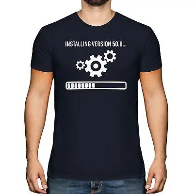 Buy Installing Version 50.0 Funny 50th Birthday Gift Men T-shirt Top Computer Geek • 9.95£