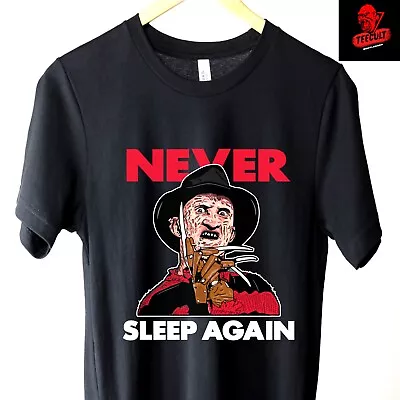Buy Freddy Krueger   Never Sleep Again  Horror Halloween Unisex T-Shirt S–3XL 🎃 • 22.61£