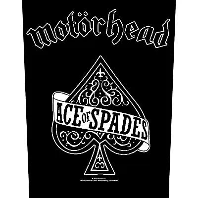 Buy Motorhead Ace Of Spades Back Patch Official Metal Rock Band Merch • 12.64£