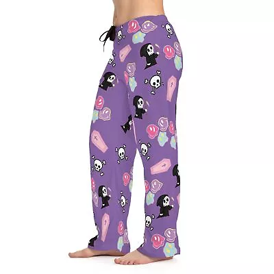 Buy Grim Reaper Pajama Pants Purple • 40.72£