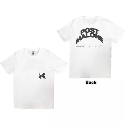 Buy Post Malone - Unisex - T-Shirts - Medium - Short Sleeves - Curved Logo - K500z • 18.33£