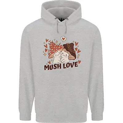 Buy Mush Love Funny Mushroom Mycology Mens 80% Cotton Hoodie • 19.99£
