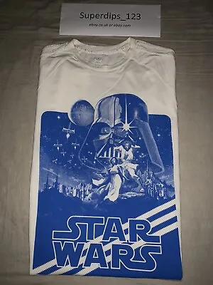 Buy Adidas Retro Star Wars Rare T Shirt Large A New Hope Luke Skywalker Darth Vader • 200£
