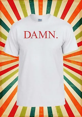 Buy Kendrick Lamar Damn Music Funny Cool Men Women Vest Tank Top Unisex T Shirt 1985 • 9.95£