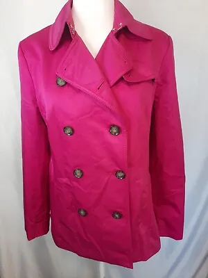 Buy Banana Republic Women's Size Medium Double Breast Lightweight Pea Coat Jacket   • 23.68£