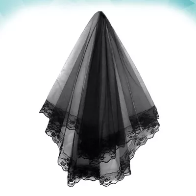Buy  Lace Bridal Veil For Bride Tiara Wedding Jackets Dresses Halloween • 6.99£