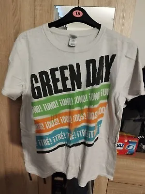 Buy Green Day T Shirt Uno Dos Tre! 2012 Gildan Large • 10£