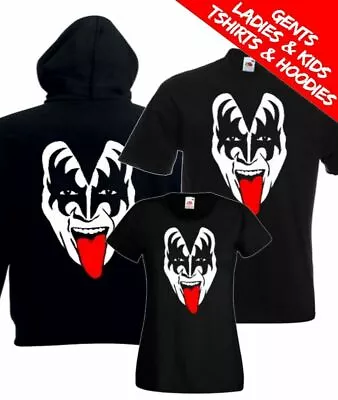 Buy Gene Simmons Kiss Band Rock Music T Shirt / Hoodie • 16£