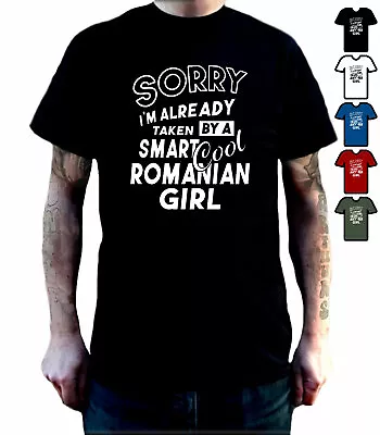 Buy Romanian Girlfriend Funny T-shirt Valentine's Day Gift For Boyfriend • 12.99£