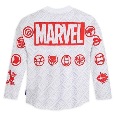 Buy Disney Parks Marvel Logo Spirit Jersey - Unisex - 100% Cotton - Medium - BNWT • 39.99£