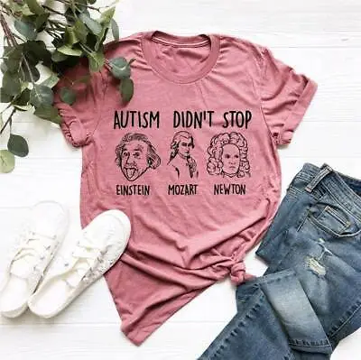 Buy Autism Didn't Stop Shirt, Autism Awareness Support, Autism Acceptance • 42.78£