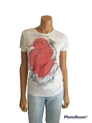 Buy Coconut Island Short Sleeved Burn Out Ladies T Shirt Size Ladies Medium VGC ... • 15£