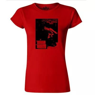 Buy Womens Adam And The Ants Invasion Gig Inspired Punk T Shirt Pistols Ruts • 8.99£