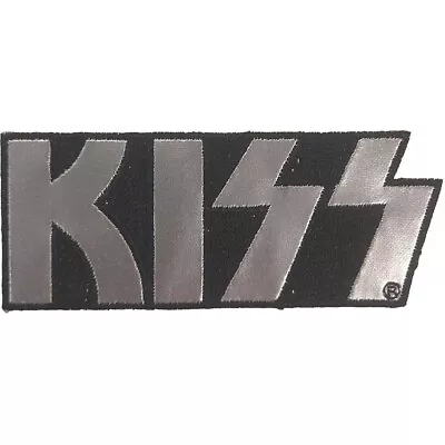 Buy KISS Iron-On Standard Patch: CHROME LOGO: Official Licenced Merch Fan Gift • 4.50£