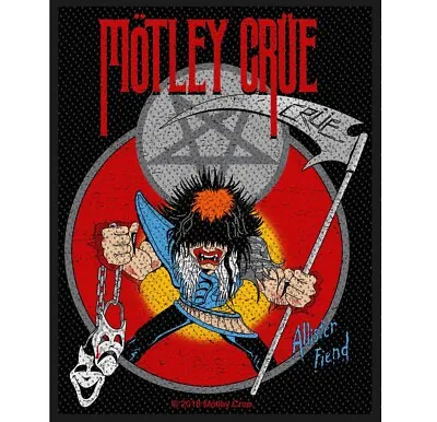 Buy Motley Crue Allister Fiend Patch Official Metal Band Merch  • 5.61£