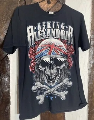Buy Asking Alexandria T Shirt Rock Metal Band Merch Tee Size Medium Black • 13.95£