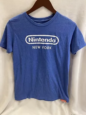 Buy Nintendo Official T-Shirt Boys XL Extra Large Blue Mario • 5.78£
