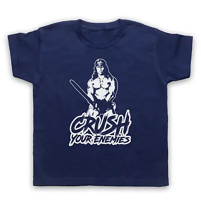 Buy Conan Barbarian Unofficial Crush Your Enemies Arnie Kids Childs T-shirt • 16.99£